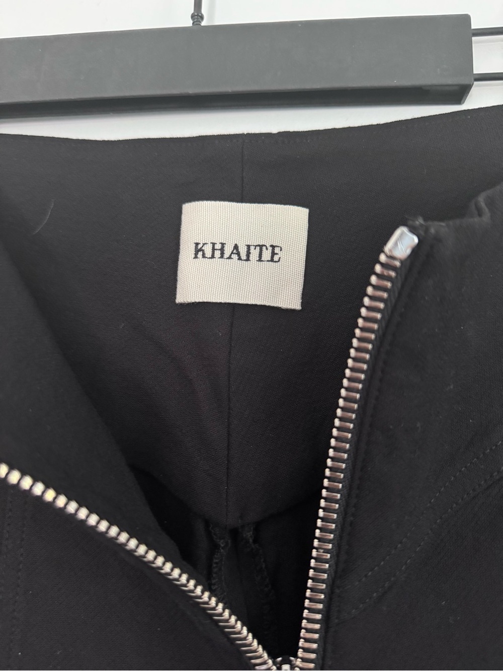 Khaite Meadow black pants with zip ankles Size 6 - Picture 5 of 11